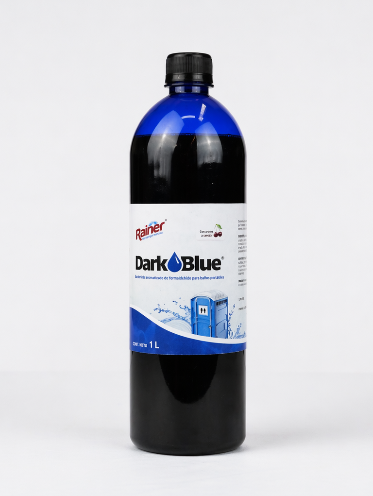 Botella 1 litro Dark Blue desinfectante para sanitarios portátiles